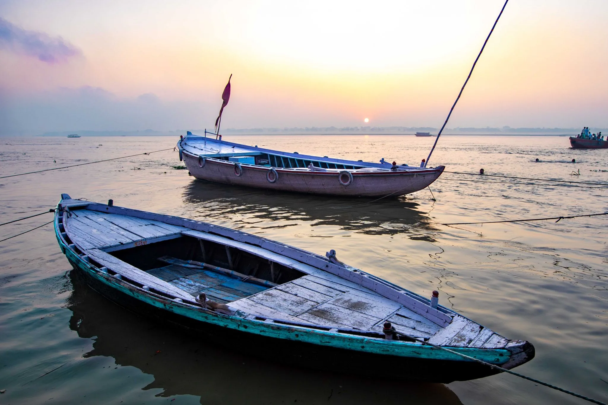 Sunset Ganga Aarti Boat — boat ride on the River Ganga in Varanasi